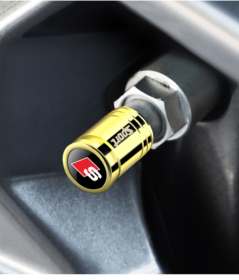 Automobile tire anti-theft valve cap tire valve cap alloy motorcycle valve nozzle anti-release valve core cap