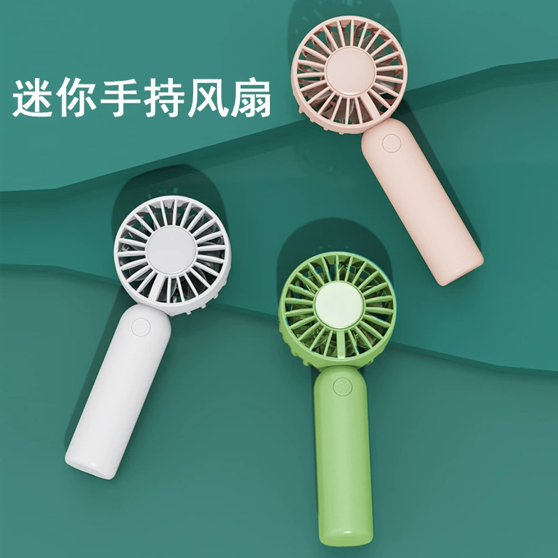Новый Частный Карманный Ручной Двойной Лезвие Маленький Вентилятор Портативная Зарядка Мини USB Двойной Лезвие Электрический Вентилятор