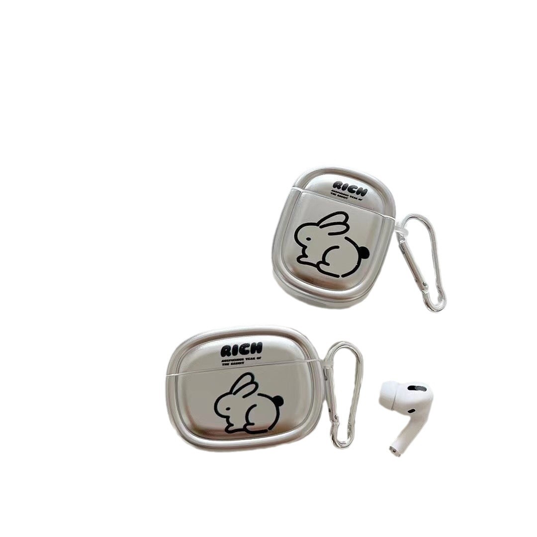 Nicho galvanizado línea conejo AirPods4 Pro2 generación Apple inalámbrico auriculares Bluetooth 1 / 2 generación image 6