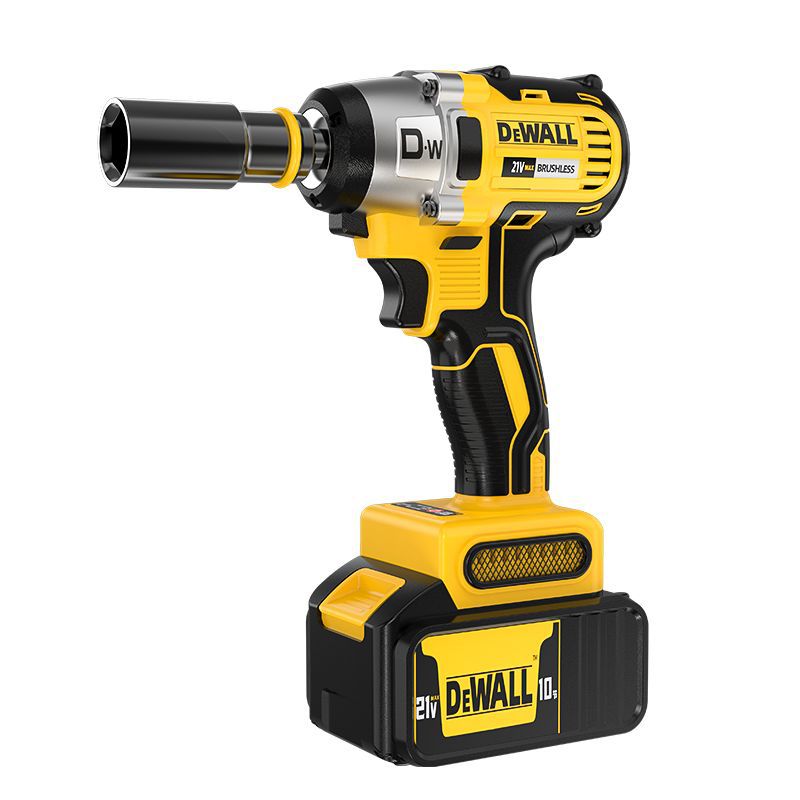 DEWALL德沃无刷电动扳手大扭力锂电冲击扳手架子工木工强力电扳手