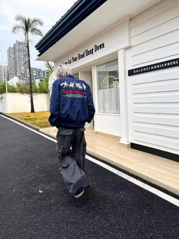 美式高街cleanfit夹克飞行员棒球男情侣痞帅春秋冬季vibe短款外套|undefined