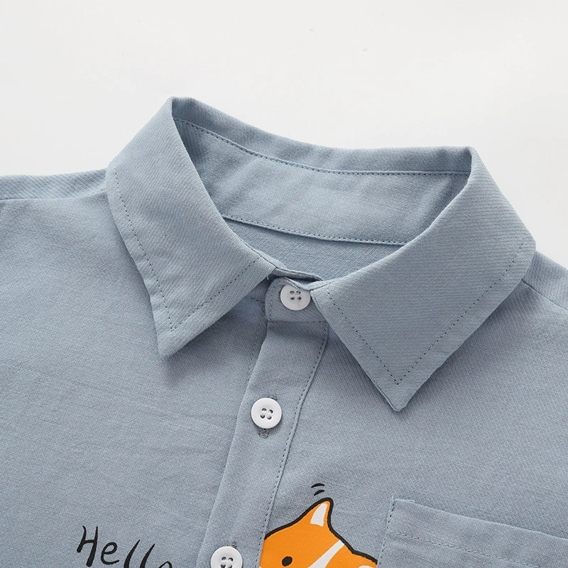 Children's autumn spring shirt for boys, Korean style, western style, children's clothing