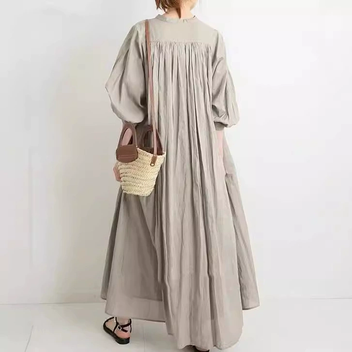 Длинная базовая кофта-п cardigan для тела, женская макси оверсайз из хлопка и льна, длинный рукав