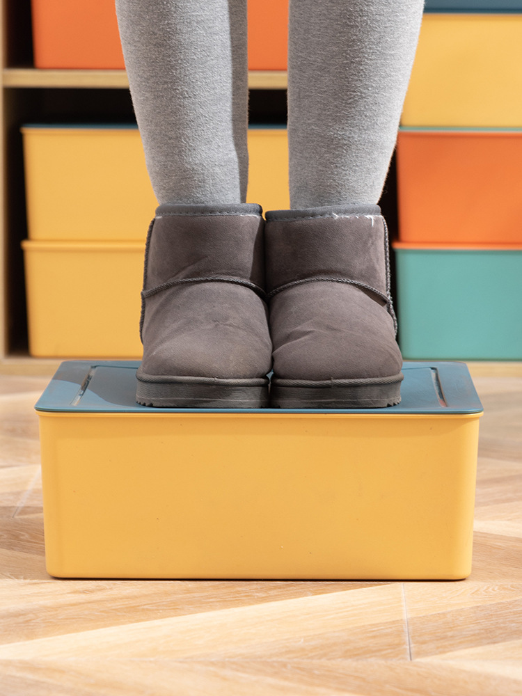 Caja de almacenamiento de ropa interior doméstica tres en uno dormitorio calcetines de sujetador de mujer ropa interior caja de almacenamiento de ropa interior fabricante en stock