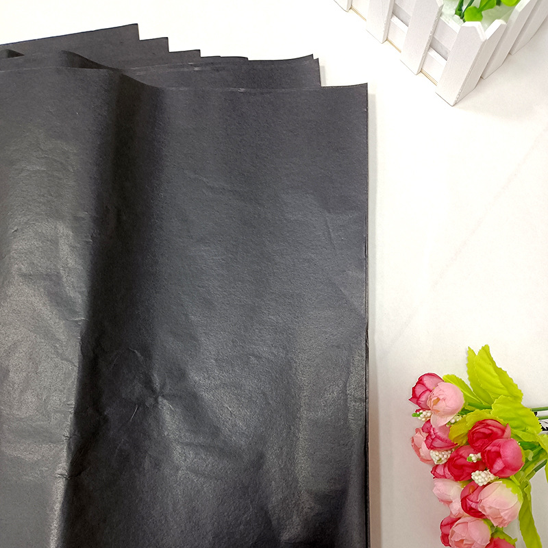 Papel de Sydney Papel de embalaje negro de 14g Cosméticos Regalos Papel de embalaje de flores Papel de copia Envases de alta calidad