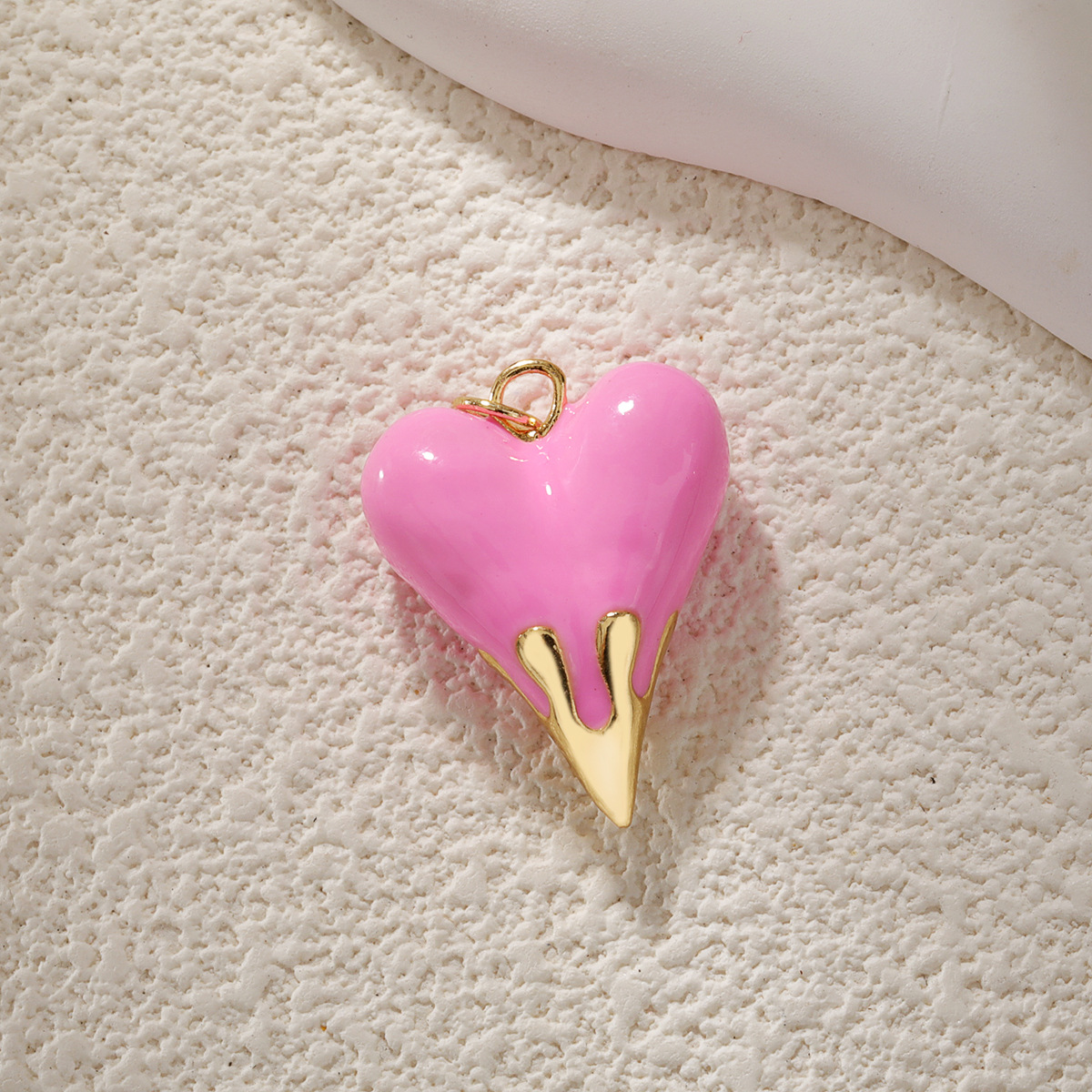 4g Weight Pendant Jewelry Making Type 20 * 25mm Jewelry Making Size Zircon Inlay Material DIY Jewelry Accessories Classification 1 Piece Quantity Copper Material Heart Shape Pattern Polished Finish Enamel, Plating, Inlay Design IG Style Style 1 Piece 20 * 25mm Copper Zircon Heart Shape Polished Pendant 24