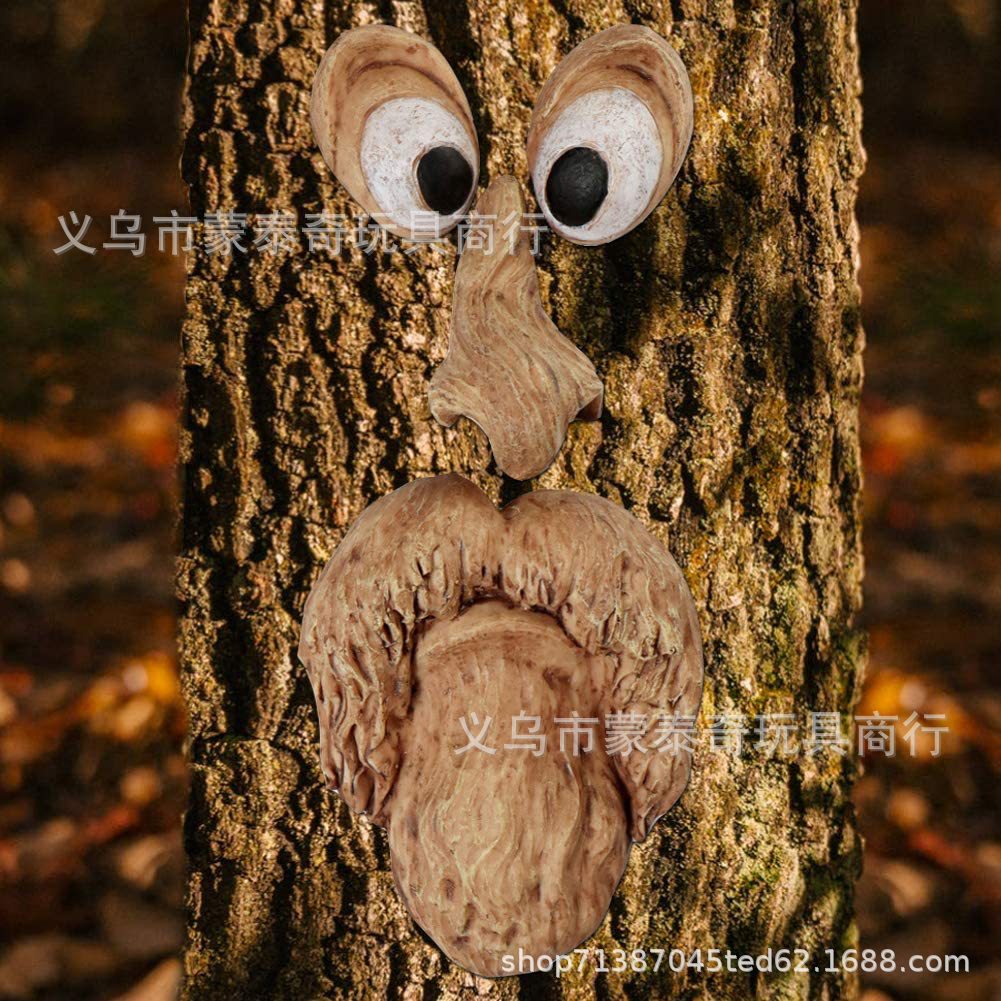 Source manufacturer's new bark face pendant garden leaves tree…