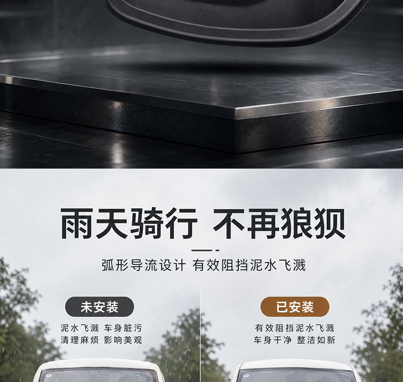 Electric Tricycle Mudguard, Special Front Wheel Mudguard for Canopy Vehicles, Universal Mudguard Wheel Cover Accessories
