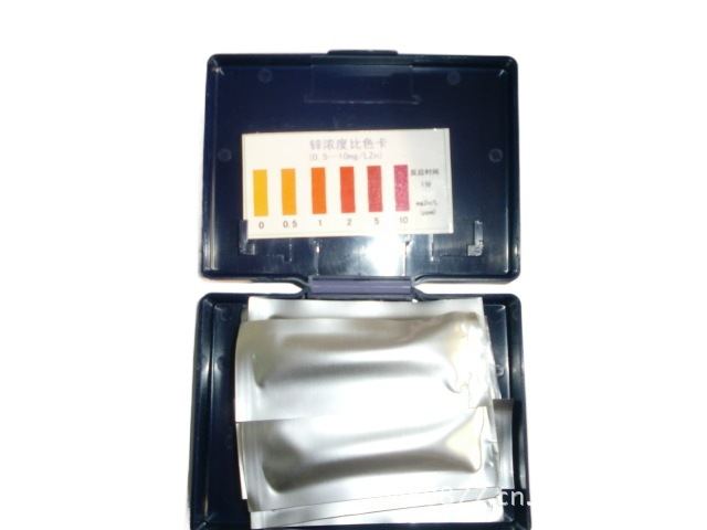 现货锌离子浓度快速测试盒/锌离子比色盒0.05-10mg/L