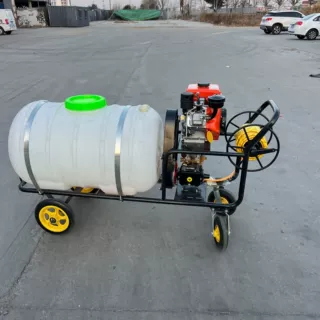 大容量手推打药车 汽油柴油动力 高压远程喷雾 防疫消毒农用喷药