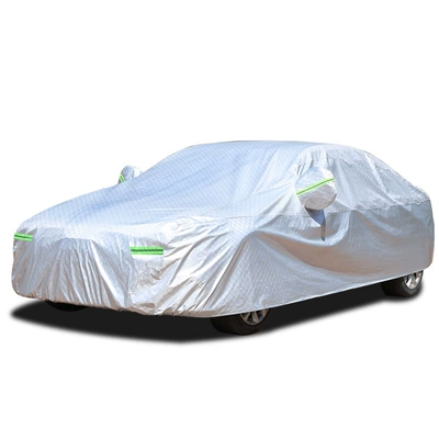 Car clothing Protection, Rain Protection, Hail Protection, Quilt - note-the-model-year-and-receive-a-storage-bag-random-delivery-without-remarks-anti-scratch-paint-large-grid-aluminum-film-thickened-version