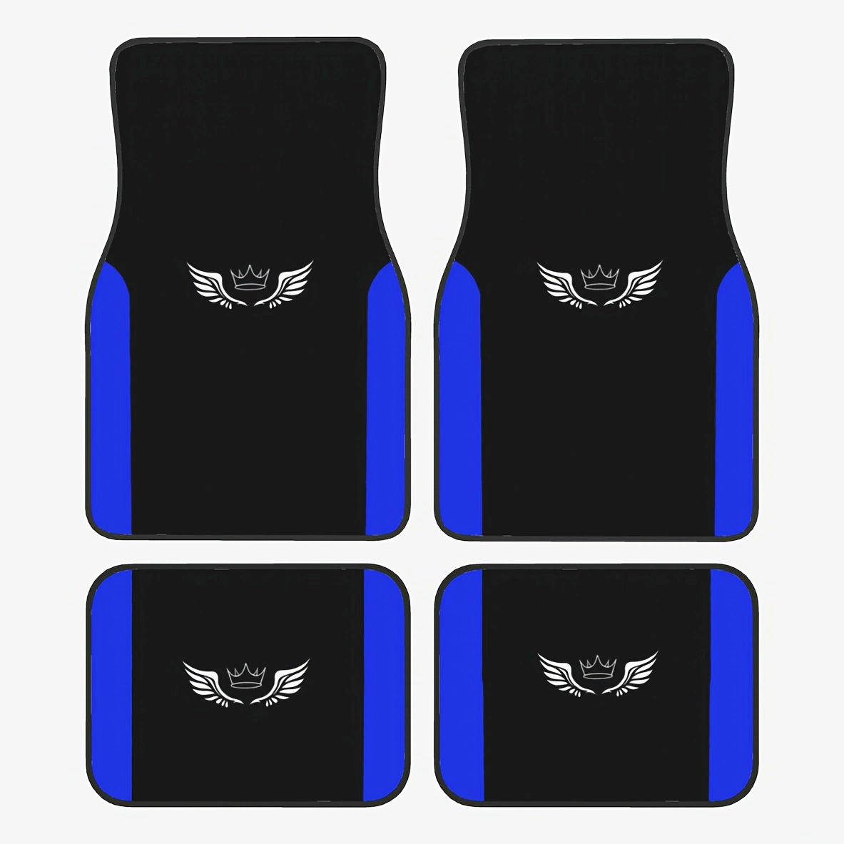 Cross-Border Best-Selling Universal Car Floor Mats, Stain-Resistant, Wear-Resistant and Easy to Care For, Four-Piece Set of Driver and Passenger Mats, Labeling and Delivery Floor Mats