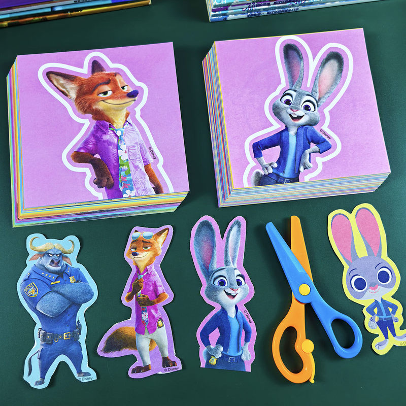 Zootopia Paper-Cutting Kidsren's Handmade Kindergarten Educational Toys for Boys and Girls Aged 3 to 6 Years Old Judy Nick Zootopia Paper-Cutting Kidsren's Handmade Kindergarten Educational Toys for Boys and Girls Aged 3 to 6 Years Old Judy Nick