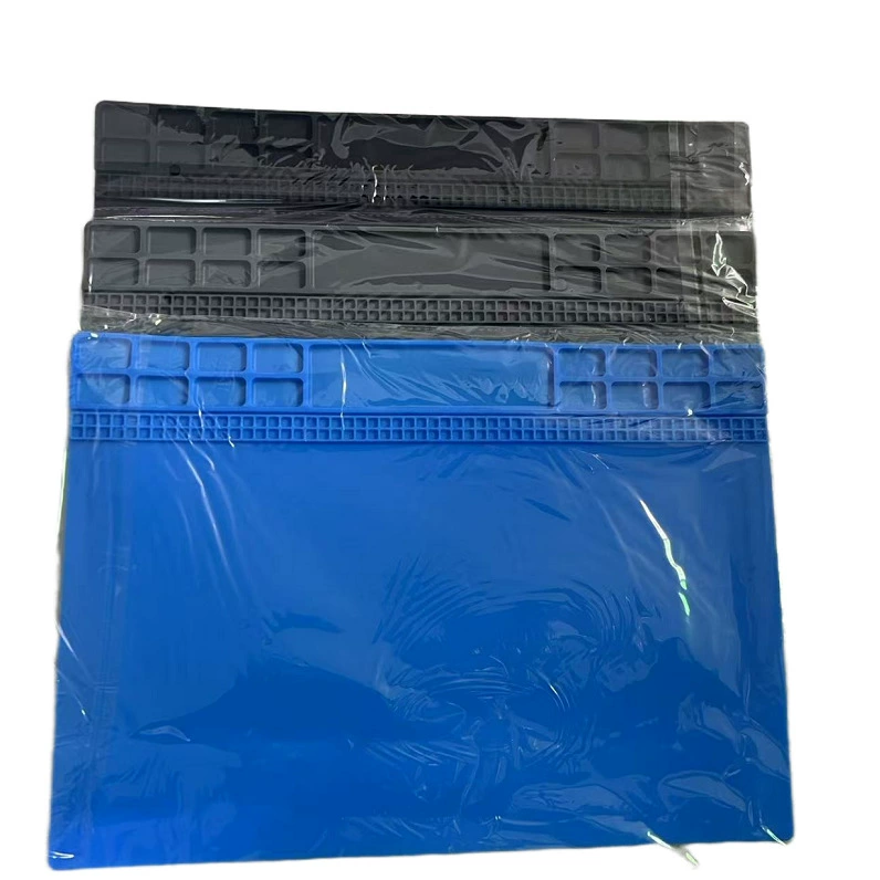 Изоляционный коврик для ремонта мобильных телефонов и компьютеров, термостойкий коврик для стола, коврик для фиксации винтов, силиконовый коврик, сетчатый коврик 35*25 см