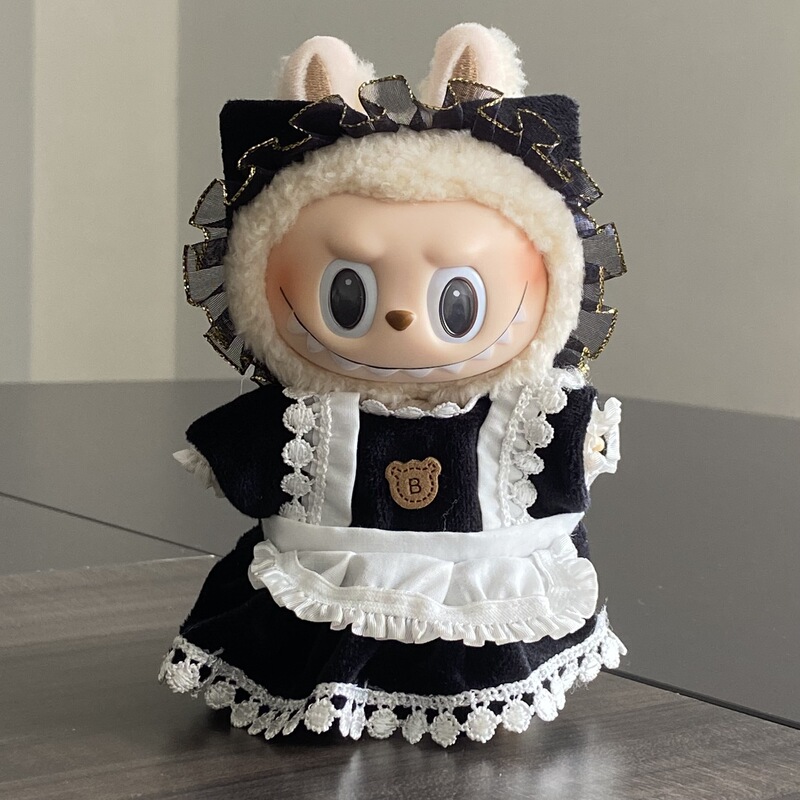 ラブブベビー服 ラブブ服 17cm 1代目・2代目・3代目ぬいぐるみ ビニール人形 着せ替えスカート 着せ替えセット|undefined