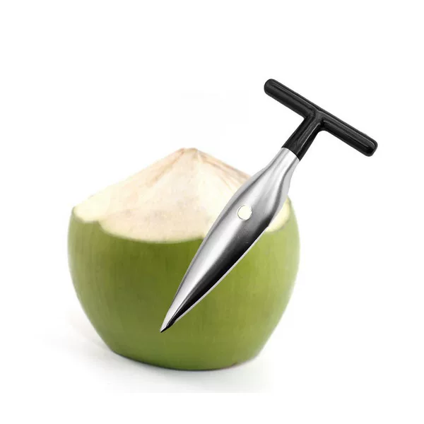 Stainless Steel Coconut Opener Coconut Cone Creative Coconut Opening Tool Punching Tool Fruit Opening Tool Wholesale Manual