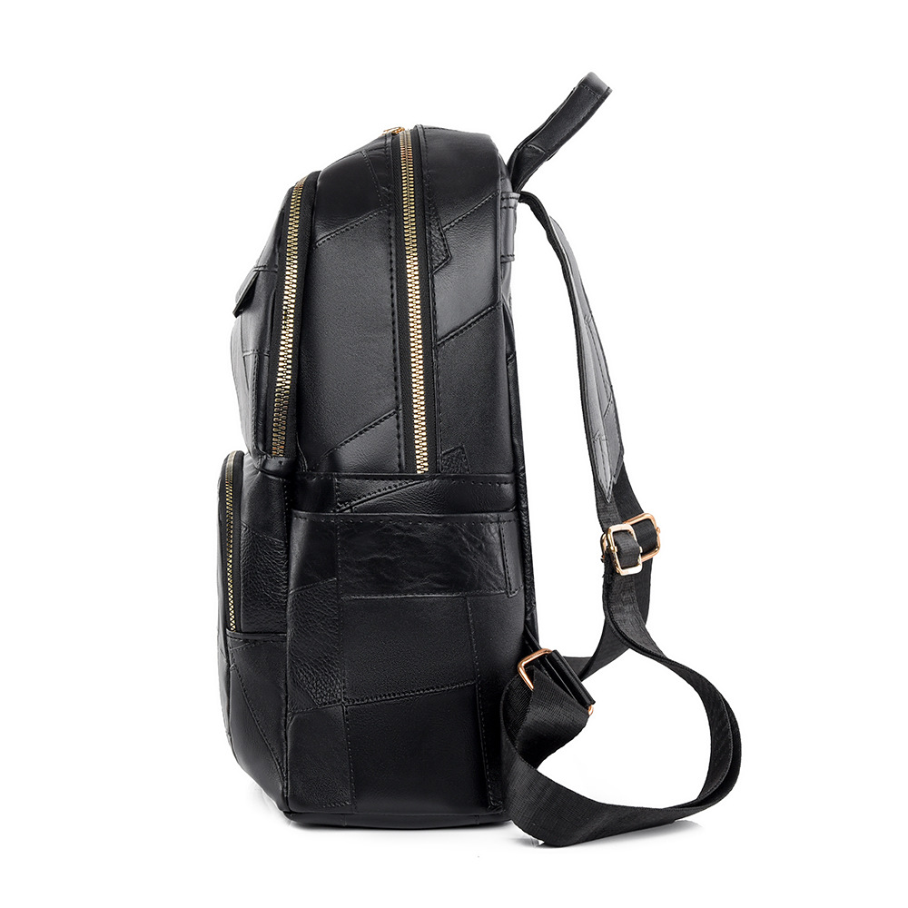 Mochila para mujer nueva moda todo-fósforo mochila de viaje bolso de viaje simple cuero suave mochila escolar de gran capacidad al por mayor