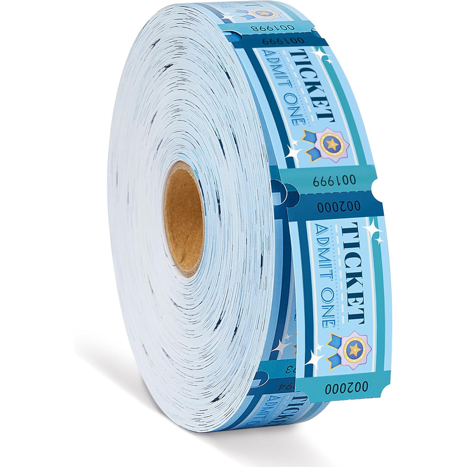 跨境热销嘉年华门票活动单卷抽奖券带流水号游戏票适用活动或派对