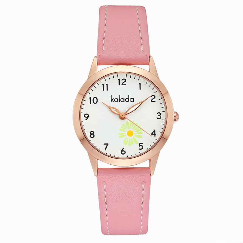 Orologio per bambini Little Daisy orologio donna ins vento tendenza semplice temperamento studenti impermeabile dipartimento forestale piccolo fresco_voghion.com