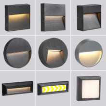 明装坡道灯防水地脚灯停车场墙角灯免开孔侧壁灯踏步灯楼梯台阶灯