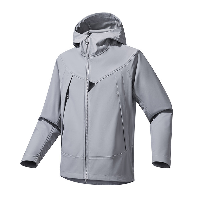 新型ソフトシェル突撃服戸外男女登山ソフトシェル服防風防水単層コート保温登山服|undefined