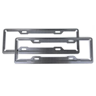 plate frame license plate protection frame — Other Automotive Exterior Supplies - 10-thickness-large-pore-carbon-pattern-new-energy