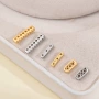 镀金三排18k隔片隔珠