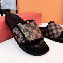 厂家批发拖鞋男潮牌夏季外穿小众高级感魔术贴防滑外出沙滩一字拖