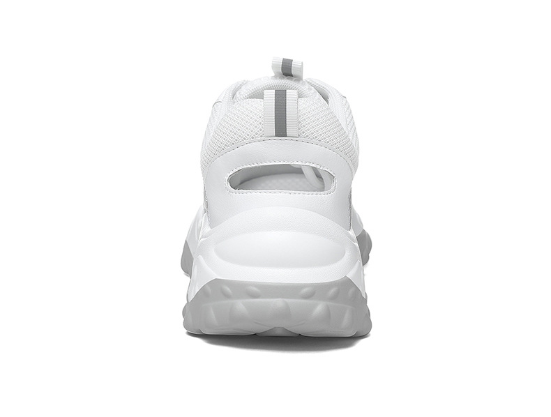 Giày sneaker nữ da thật bít mũi đế dày phong cách thể thao hở lỗ — LJ 58123 trắng nâu mẫu mùa hè, LJ 58121-2 m xám mẫu xuân thu, LJ 58606 mẫu mùa xuân và mùa thu màu be, LJ 58121 mẫu mùa hè trắng chi tiết 20