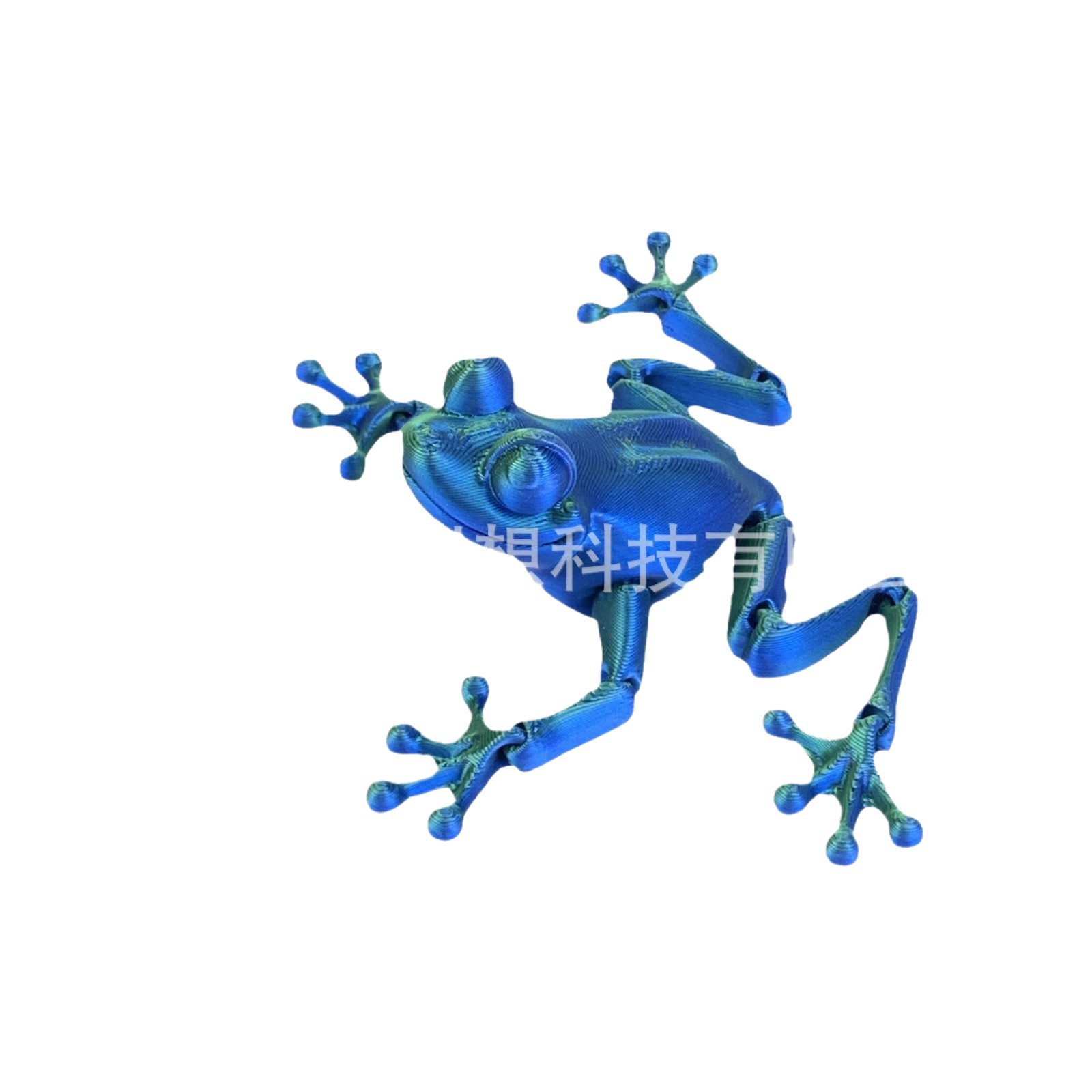 Juguetes de impresión 3D articulaciones de rana móviles adornos creativos para niños acuarios modelo de decoración de impresión 3D