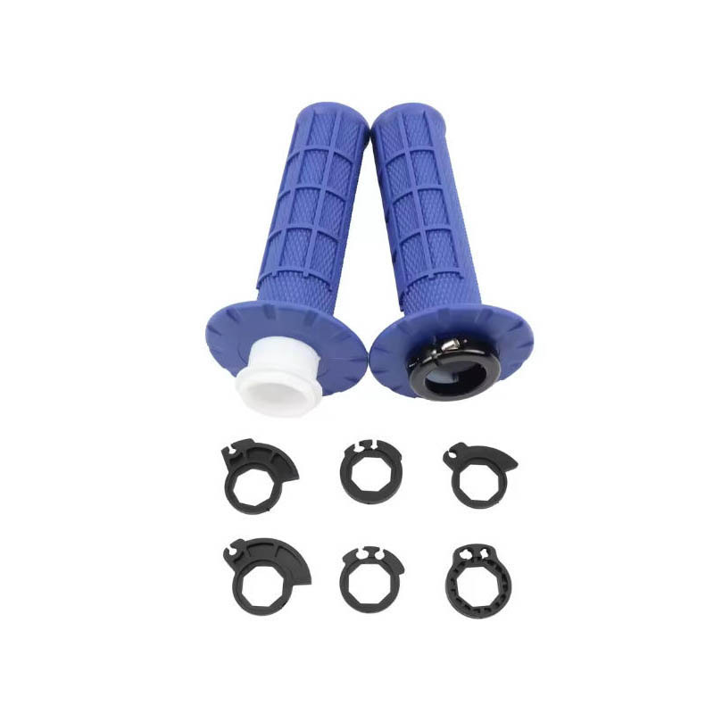 Universal Off-Road Motorcycle Handlebar Grip Set, Anti-Slip Soft Rubber Cover with Self-Locking Function, G2