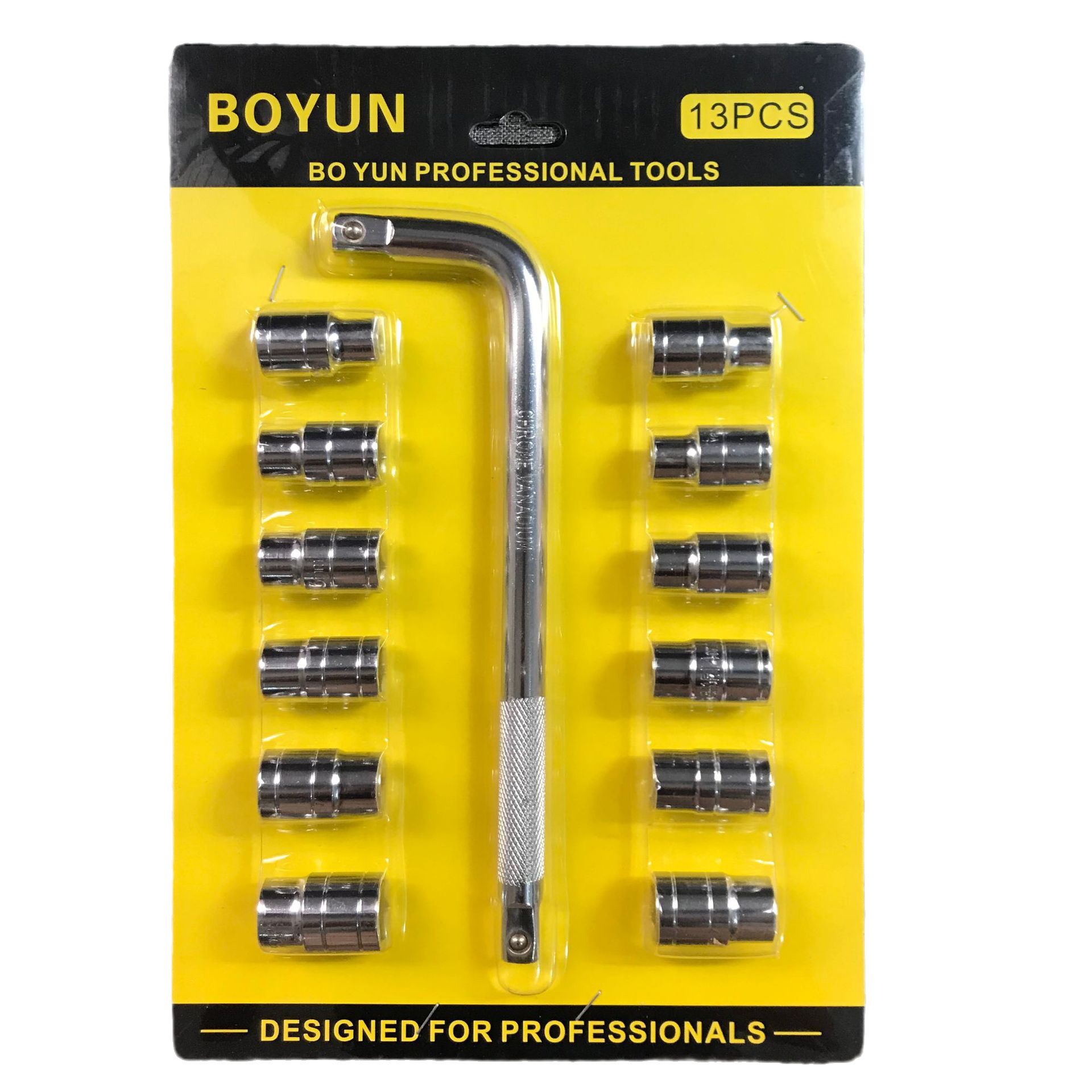 Fuente fabricante L-tipo manga 13 piezas T-tipo manga 13 piezas combinación traje de reparación de automóviles llave