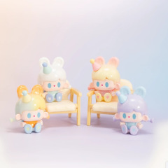 新商品のウサギと熊のパーティーの萌え粒のブラインドの箱は番号を持っています。