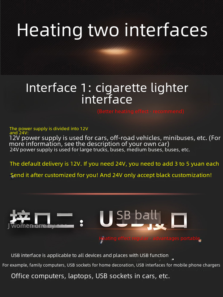 Cross-border square heating small square cushion car seat cushion single seat wholesale winter seat cushion interior accessories jewelry heating pad