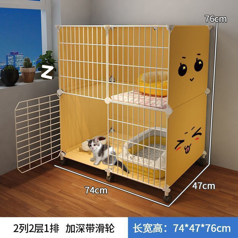 猫ケージホーム寮ヴィラ屋内フリースペース組み立て猫ハウス子猫ハウス猫の巣猫ケージ収納キャビネット|undefined