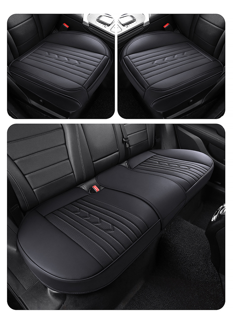 New car cushion four seasons universal full surround nappa leather cushion four seasons cushion single piece breathable seat cushion wholesale