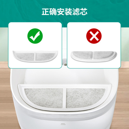 Suitable for Amazon Eufy pet drinking fountain filter set, powerful filtration, adsorbs dust