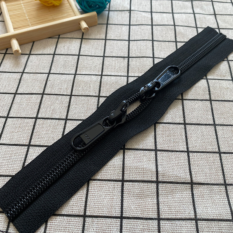 YKK5 8 No.10 バッグ・テント専用黒ジッパー バッグナイロンジッパー ジッパープル YKK RCジッパー|undefined