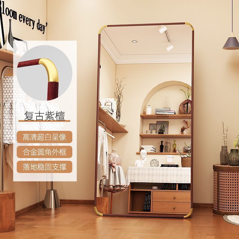 全身ミラー床置き型家庭用レトロ男性写真撮影壁掛けライト高級フィッティングドレッシングミラードロップシッピング|undefined