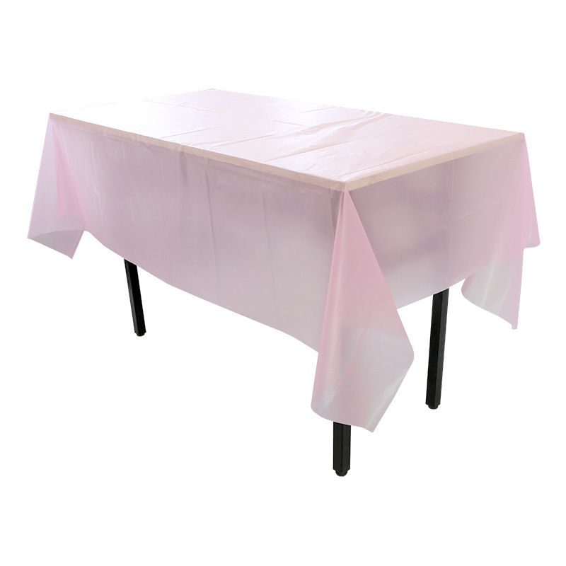 70g Weight Tableware Kitchen and drinking utensils tablecloth Event & Party Supplies Birthday Casual Solid Color Plastic Family Gathering Tablecloth Tableware
