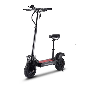 11inch Integrated Aluminum Alloy Driving Folding Electric Scooter Lithium Battery Adult Dual Drive Battery Scooter Dual Motor