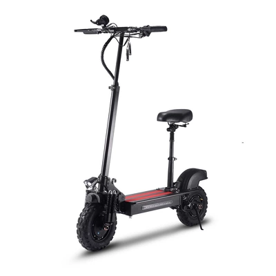 11inch Integrated Aluminum Alloy Driving Folding Electric Scooter Lithium Battery Adult Dual Drive Battery Scooter Dual Motor