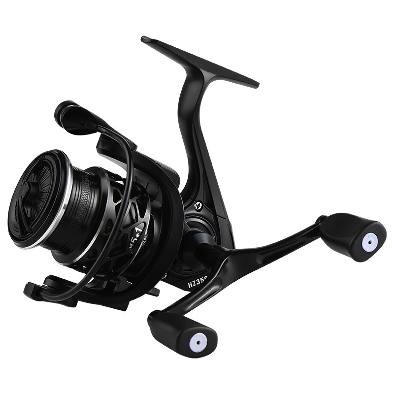 Golden Shark King Road rueda asiática doble balancín rueda giratoria micro Alambre de luz Taza de metal carrete de pesca