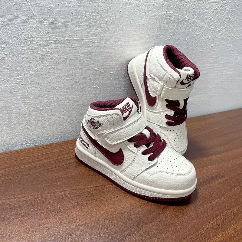 Спортивная обувь для мальчиков Air Jordan Высокие кроссовки, Различные цвета и размеры, Модная обувь