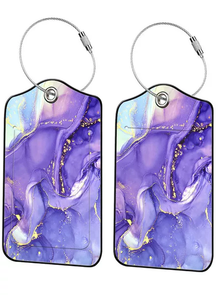 Cross-Border Double-Sided Material, Oil-Edged Leather Temu Ready-Made Lanyard, Boarding Pass, Travel Id