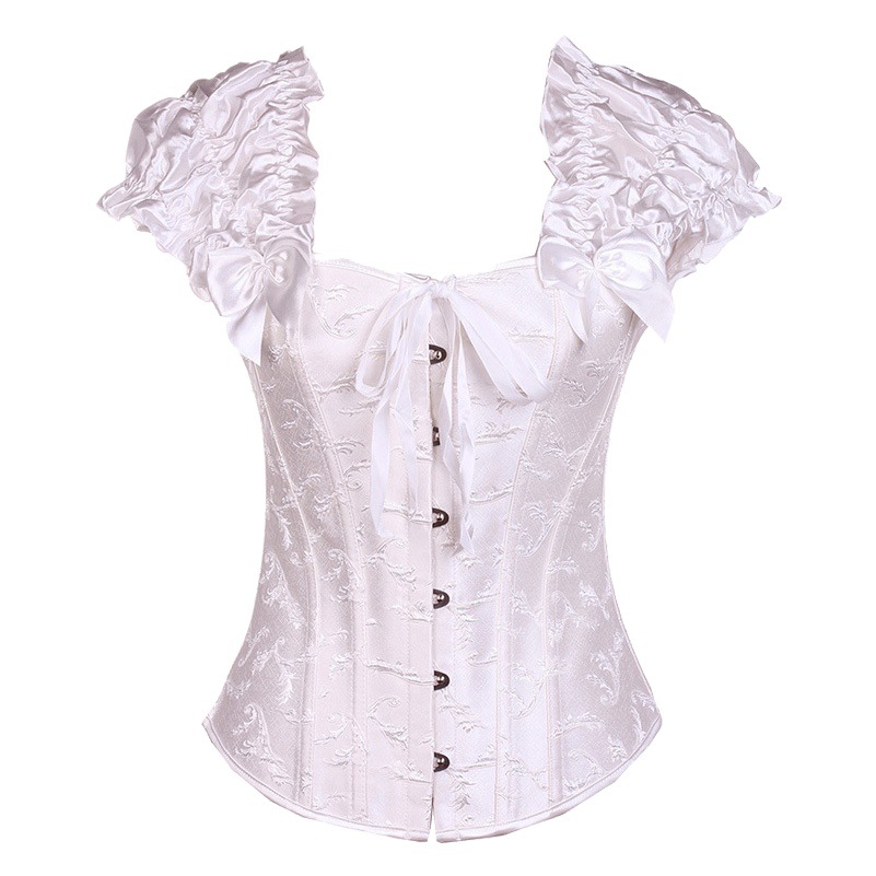 Corsé adelgazante con doble tirante para mujer, moldeador de busto y cintura, faja moldeadora de estilo palacio europeo y americano.