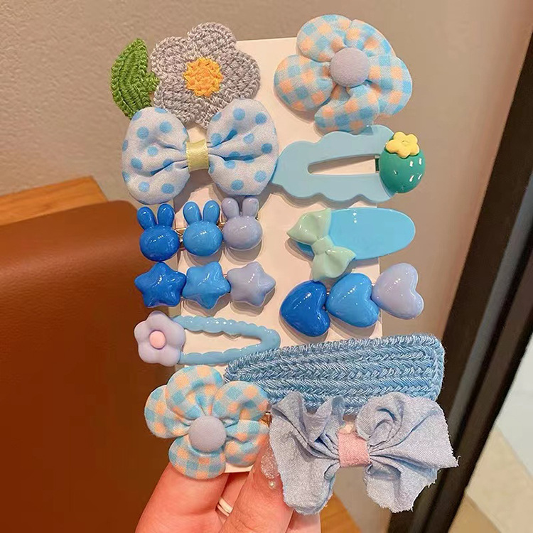 Tocado de horquilla para niños clip de flequillo para niñas clip lindo para niñas 2023 Nuevo bebé pequeño clip de horquilla accesorios para el cabello