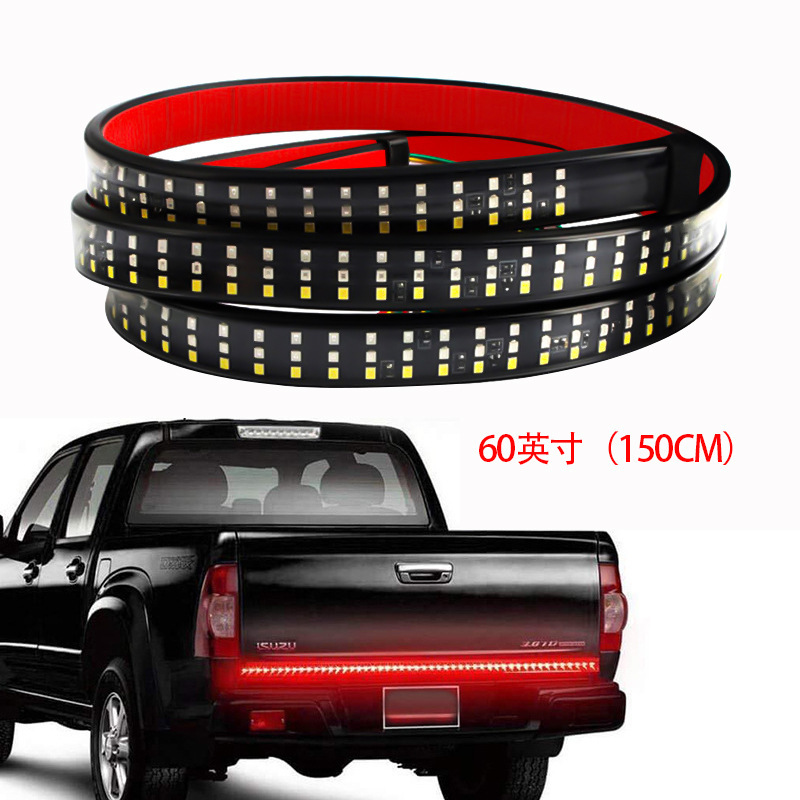 Pikache Pickup Truck Tail Light Multi-Function Three-Row Three-Color Streamer Light (Tail light) - 60-inches-150cm