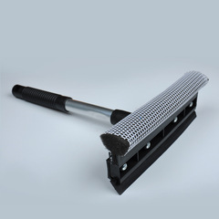 Car Wash Reversible Double-Sided Glass Wiper Long Handle Glass Cleaner Squeegee Window Brush Scraper Home Squeegee