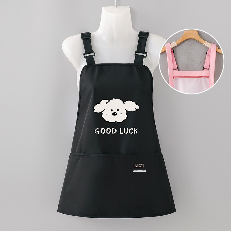 Delantal cocina hogar 2025 nuevo estilo a prueba de aceite e impermeable barista para trabajar ropa de trabajo para mujeres